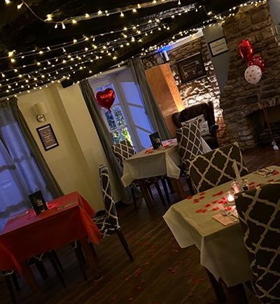 Valentines day at the Wheafsheaf Titchmarsh