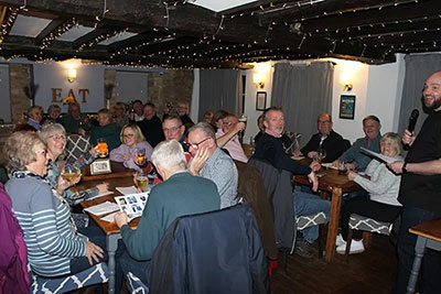 Quiz night at The Wheatsheaf Titchmarsh, Northamptonshire